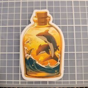 10/$10 Stickers Dolphins Ocean Beach